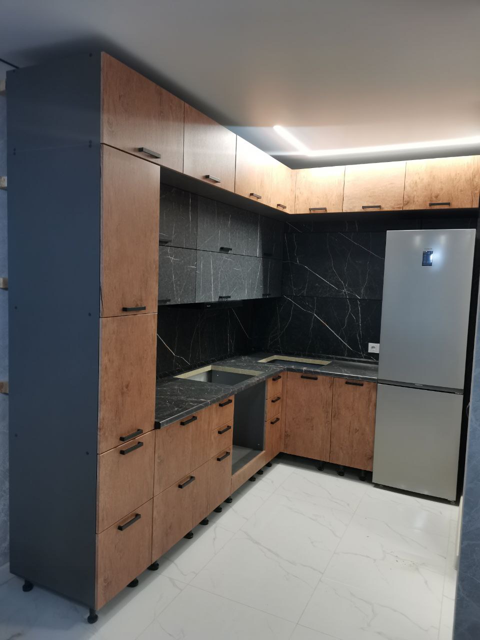 Кухня "Техно" угловая 0 Кухня "Техно" угловая 0